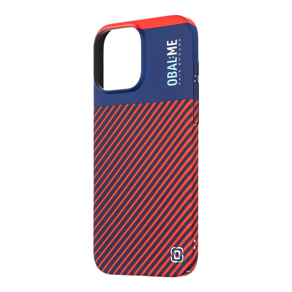 Zadní kryt OBAL:ME Flossy Stripes pro Apple iPhone 16 Pro Max Blue/Red