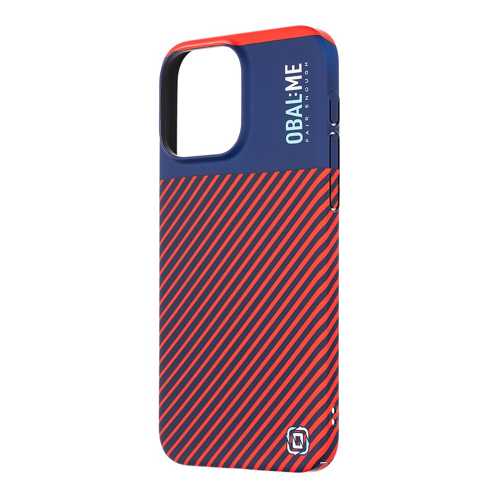 Zadní kryt OBAL:ME Flossy Stripes pro Apple iPhone 15 Pro Max Blue/Red