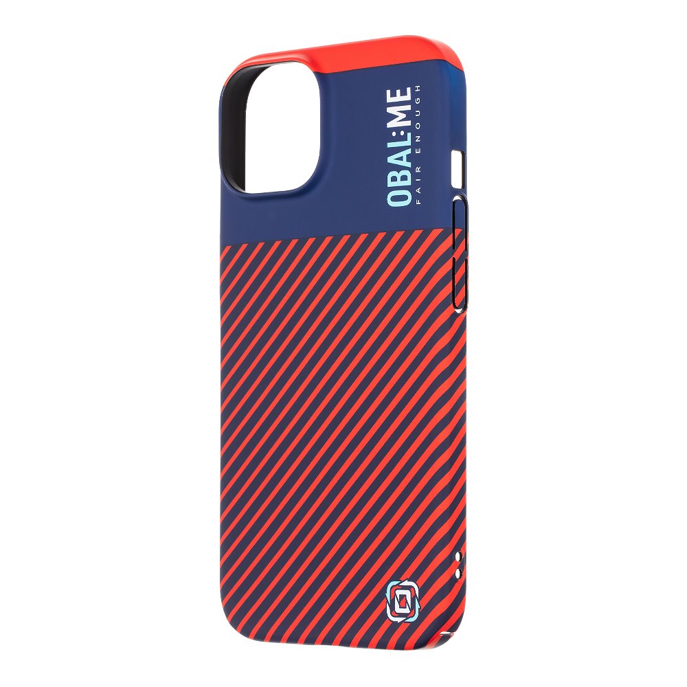 Zadní kryt OBAL:ME Flossy Stripes pro Apple iPhone 15 Blue/Red