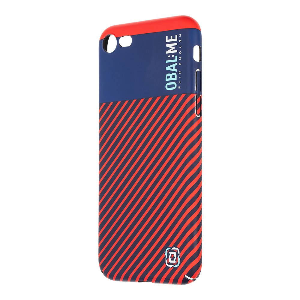 Zadní kryt OBAL:ME Flossy Stripes pro Apple iPhone SE 2020-SE 2022-7-8 Blue/Red