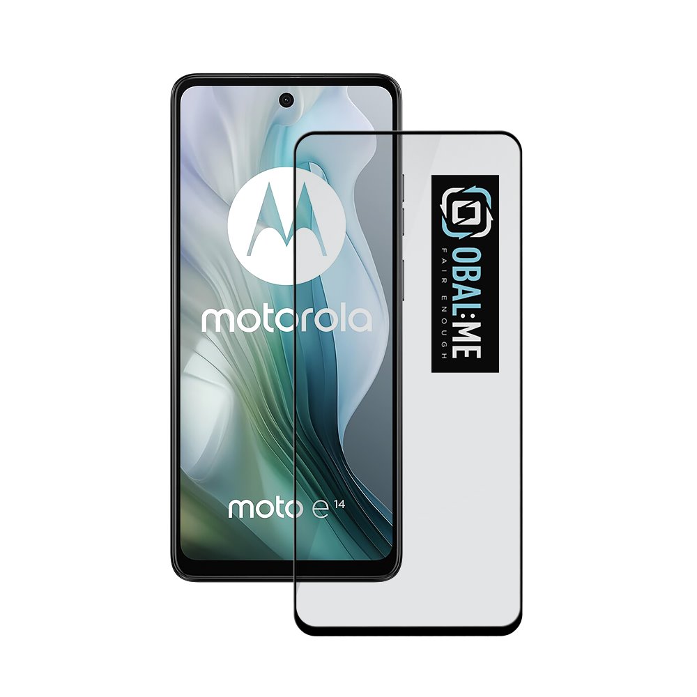 Tvrzené sklo OBAL:ME 5D pro Motorola E14 Black