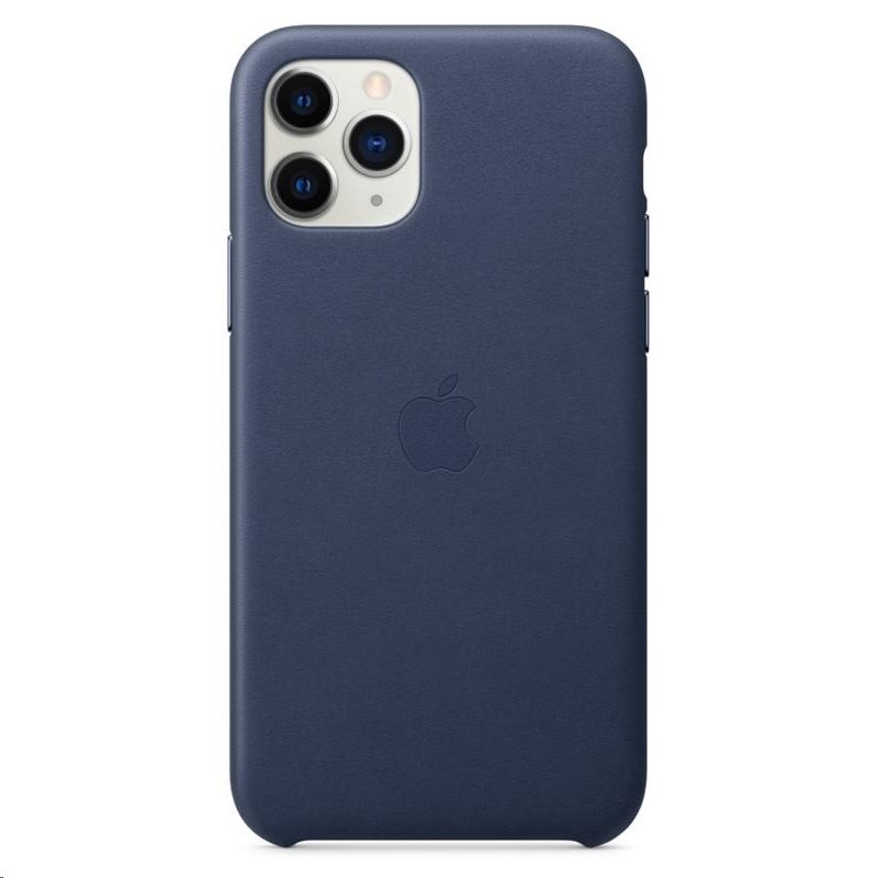 Zadní kryt MWYG2ZE/A Apple Kožený pro iPhone 11 Pro Midnight Blue 