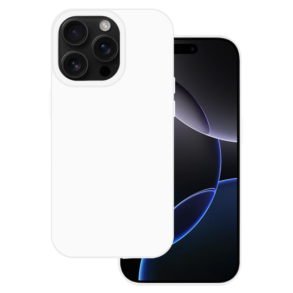 Zadní kryt Tel Protect Silicone Premium pro iPhone 16 white