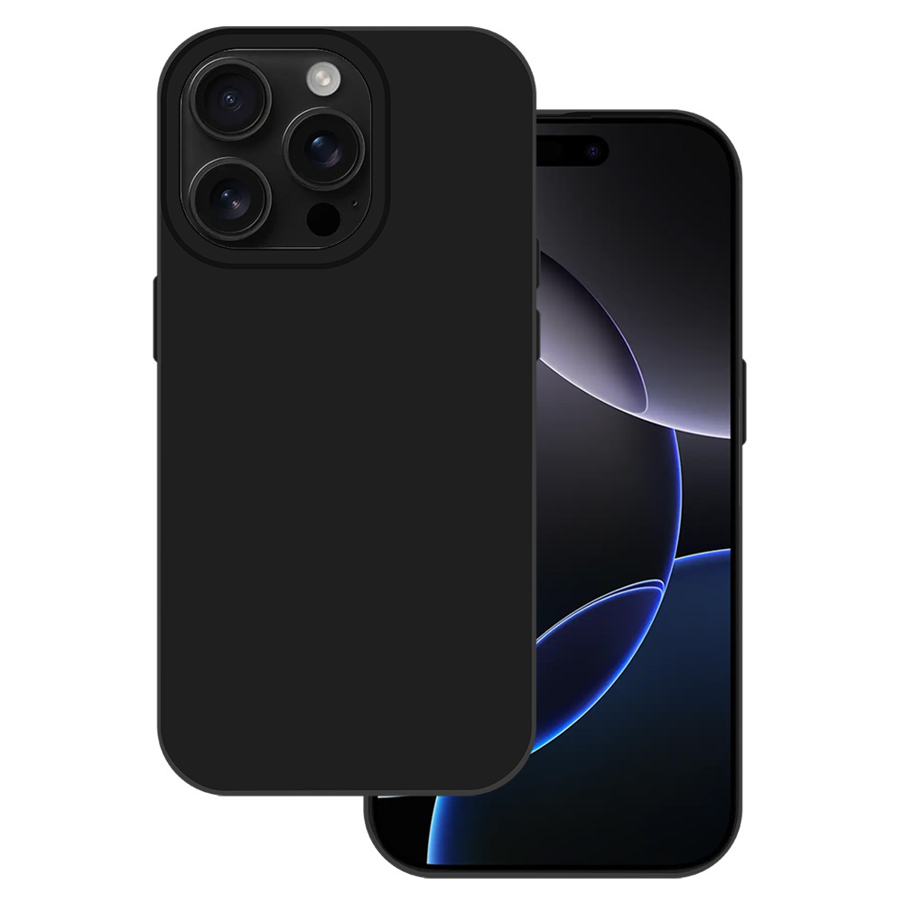 Zadní kryt Tel Protect Silicone Premium pro iPhone 16 black