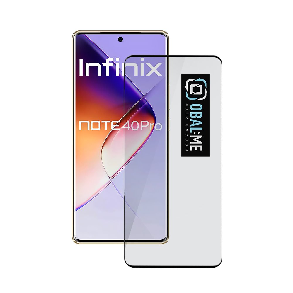 Tvrzené sklo OBAL:ME 5D pro Infinix Note 40 Pro 4G-Note 40 Pro+ 5G Black