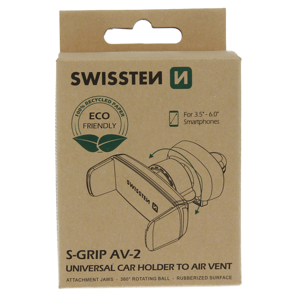 Držák do ventilace auta swissten s-grip av-2 (eco balení)