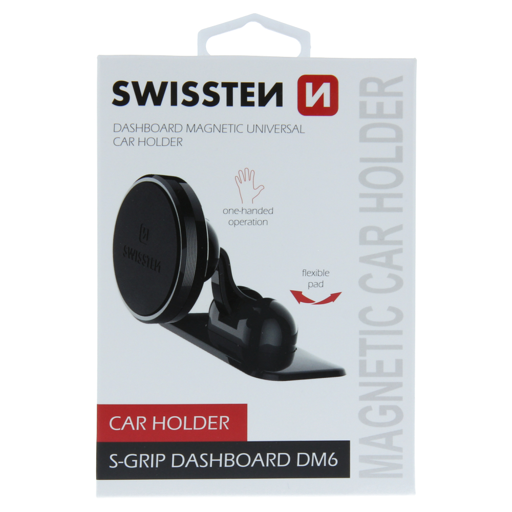 Magnetický držák do auta swissten s-grip dashboard dm6