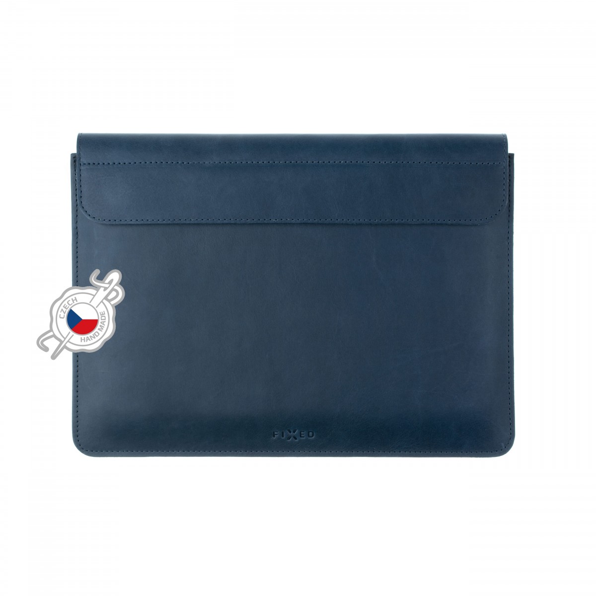 Kožené pouzdro FIXED Oxford pro Apple iPad Pro 10,5",Pro 11" (2018/2020/2021),Air (2019/2020),10,2" (2019/2020), modrá